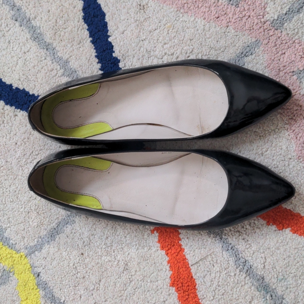 Boden Patent Leather Black Flats
